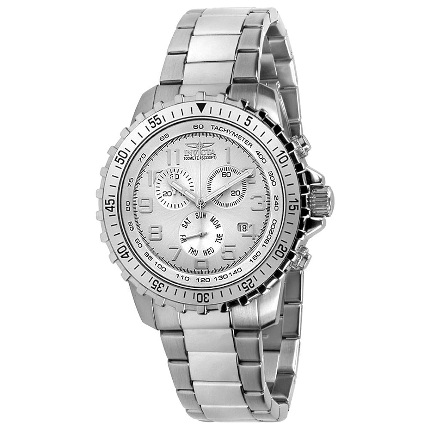 英弗他(invicta)6620男士不锈钢计时腕表